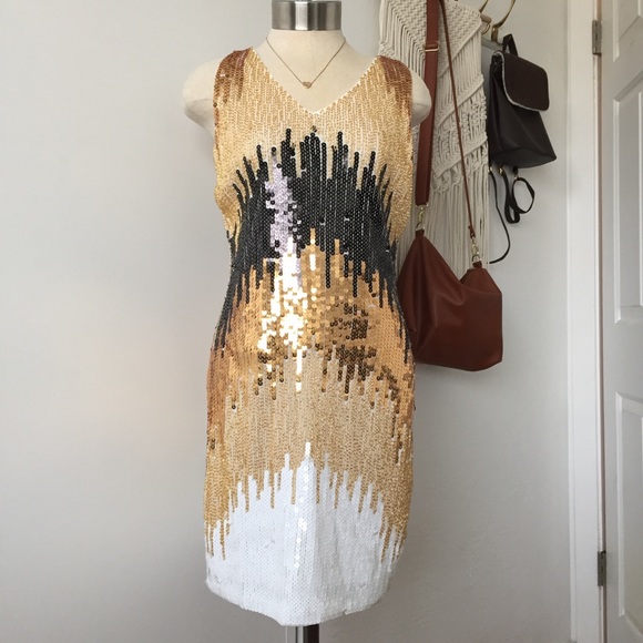 NWT sequin Multi Color Dress - Picture 2 of 5